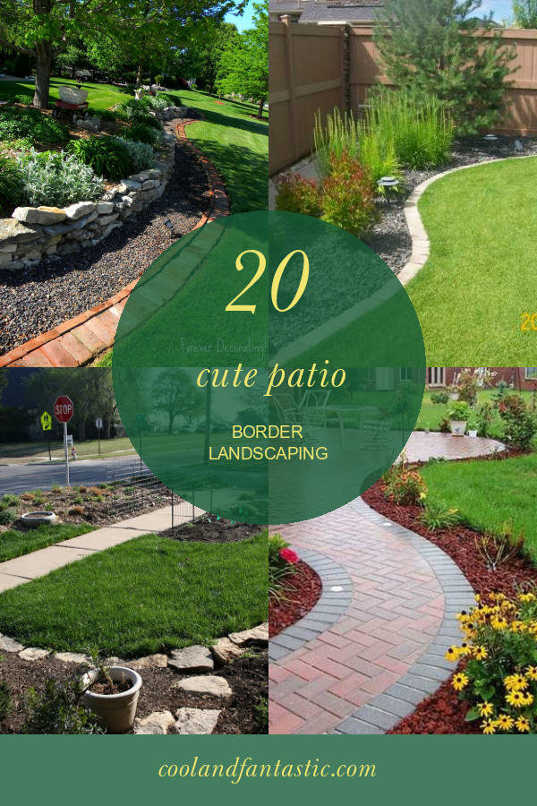 20 Cute Patio Border Landscaping Home, Family, Style and Art Ideas